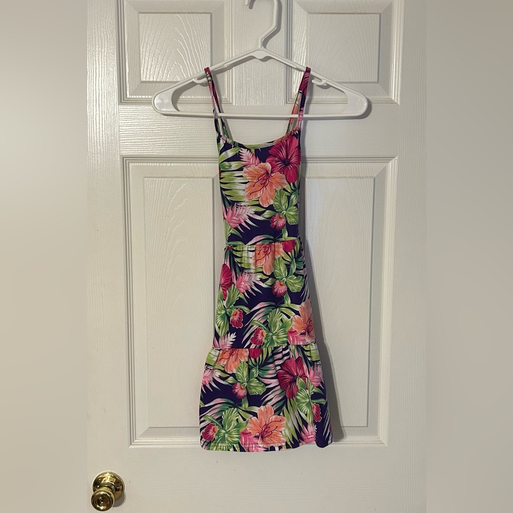 Place Green‎ and Pink Casual Dress